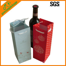 Christmas Gift Paper Bag for 1 bottle wine